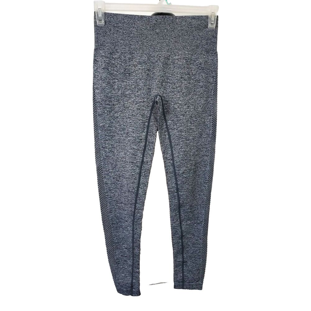 JoyLab Mesh Legging Womens Size XL Stretch Gray Activewear Fitness Jogging
